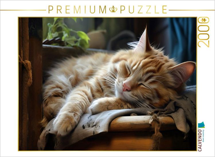 Produktbild: CALVENDO Puzzle Ein Motiv aus dem Kalender "Wenn sie schlafen" | 2000 Teile Lege-Gr&ouml;&szlig;e 90x67cm Foto-Puzzle f&uuml;r gl&uuml;ckliche Stunden