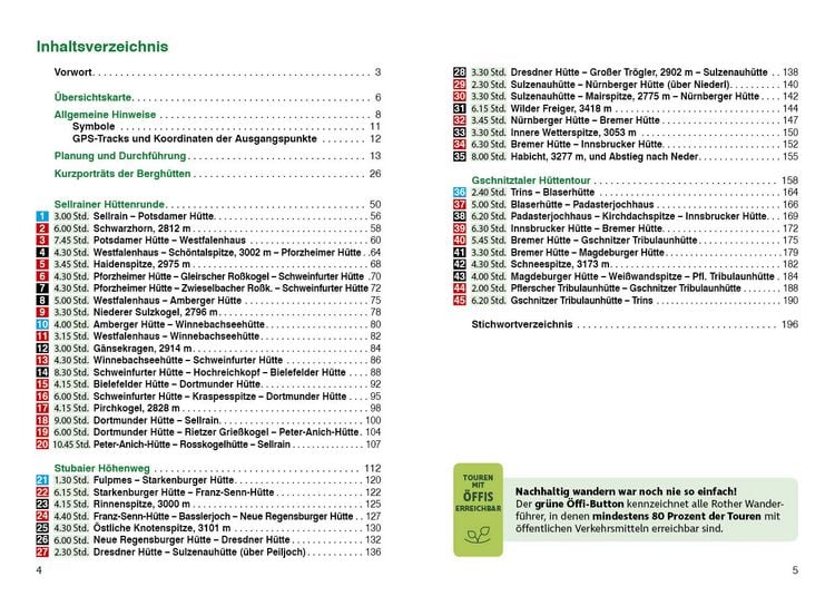 Produktbild: ROTHER Wanderf&uuml;hrer Stubaier H&ouml;henweg, Sellrainer H&uuml;ttenrunde, Gschnitztaler H&uuml;ttentour. 3 alpine Mehrtagestouren