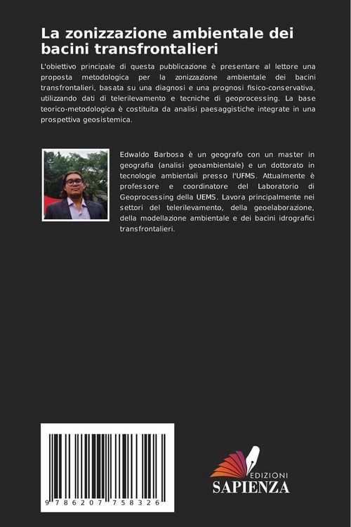 Produktbild: La zonizzazione ambientale dei bacini transfrontalieri