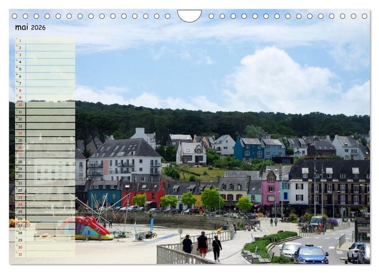 Produktbild: FINISTERE La pointe du bout du monde (Calendrier mural 2026 DIN A4 vertical), CALVENDO calendrier mensuel