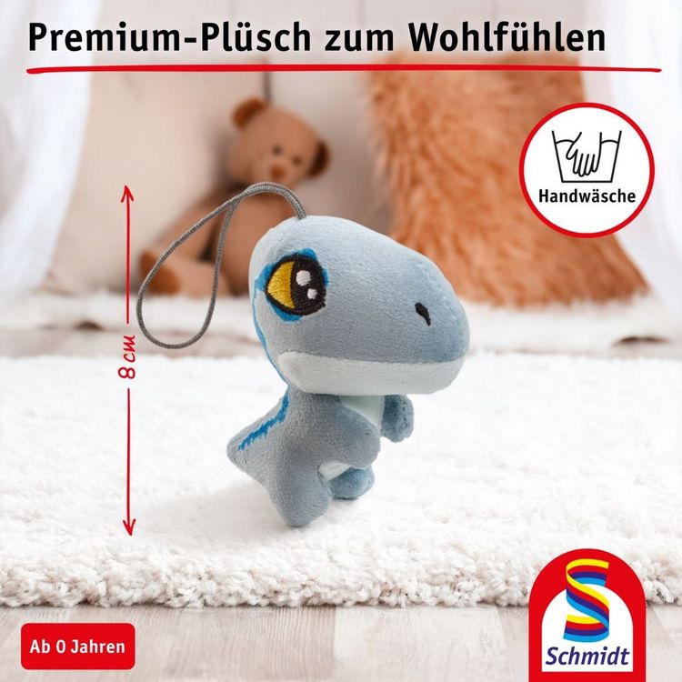 Produktbild: Jurassic World, Blue, 8 cm, Pl&uuml;sch-Anh&auml;nger