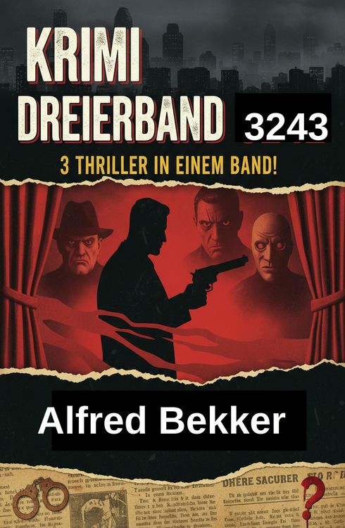 Produktbild: Krimi Dreierband 3243 - 3 Thriller in einem Band
