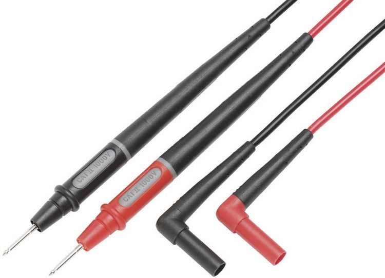 Produktbild: Fluke TL175 Sicherheits-Messleitungs-Set Lamellenstecker 4 mm Pr&uuml;fspitze 1.50 m Schwarz, Rot 1 St.