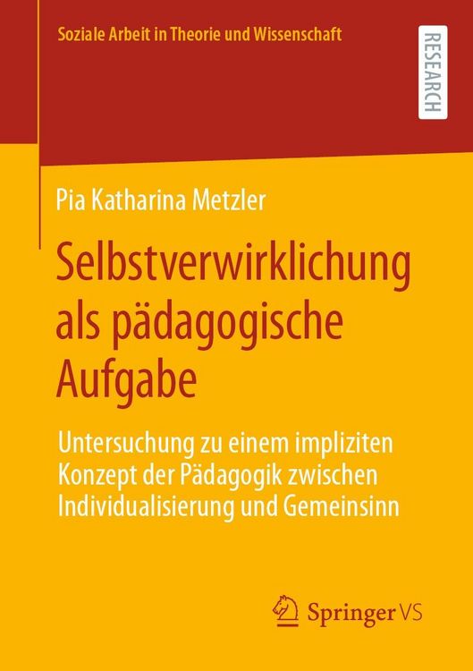 Produktbild: Selbstverwirklichung als p&auml;dagogische Aufgabe