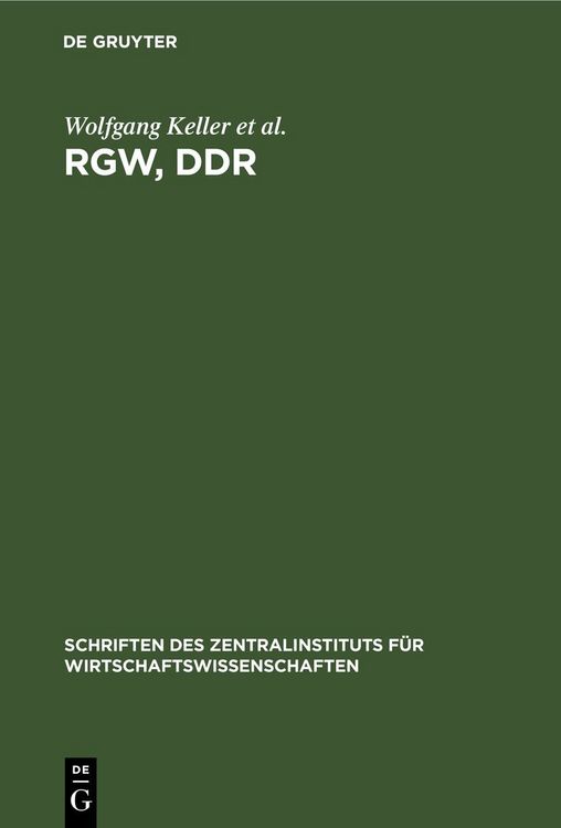 Produktbild: RGW, DDR