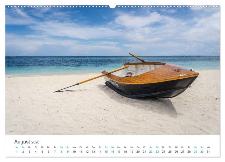 Produktbild: Philippinen - dem Paradies ganz nah (Wandkalender 2026 DIN A2 quer), CALVENDO Monatskalender