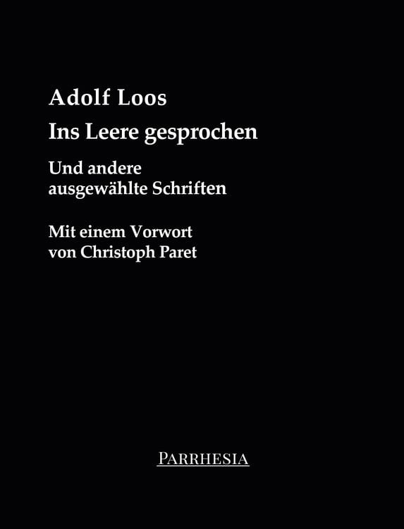 Produktbild: Ins Leere gesprochen