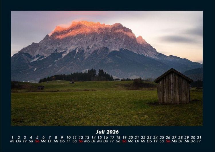 Produktbild: Berge 2026 Fotokalender DIN A4