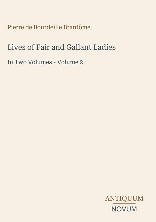 Produktbild: Lives of Fair and Gallant Ladies