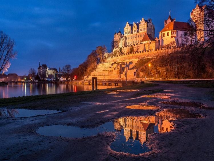Produktbild: CALVENDO Puzzle Schloss Bernburg | 1000 Teile Lege-Gr&ouml;&szlig;e 64x48cm Foto-Puzzle f&uuml;r gl&uuml;ckliche Stunden