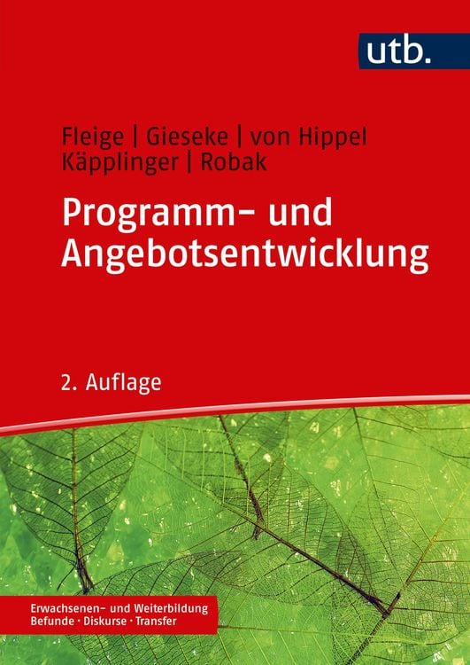 Bild vom Artikel Programm- und Angebotsentwicklung vom Autor Marion Fleige