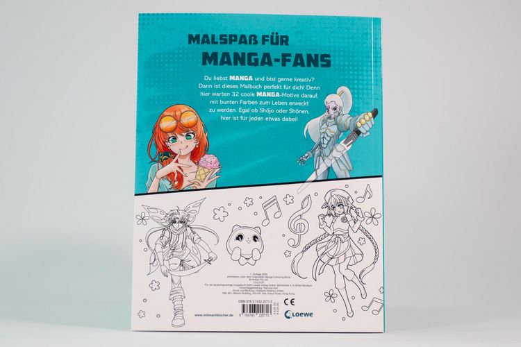 Produktbild: I love Manga & Anime - Das Malbuch