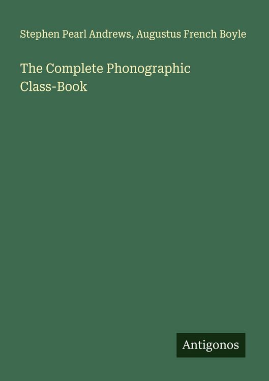 Produktbild: The Complete Phonographic Class-Book
