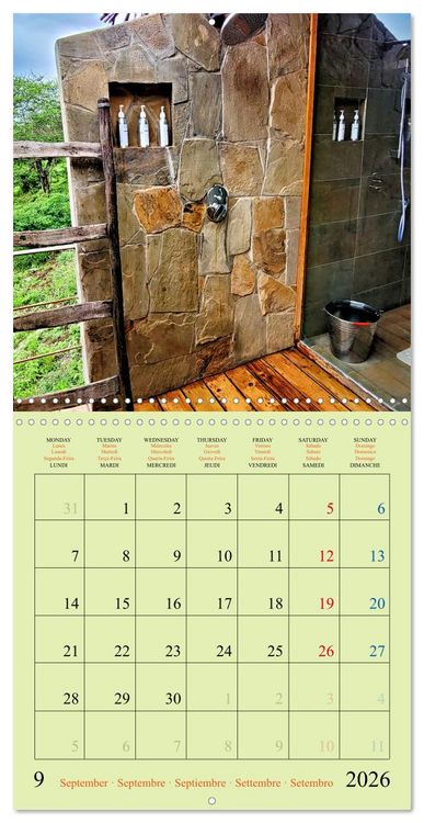 Produktbild: Discover Soroi Lions Bluff Lodge - Kenya (Wall Calendar 2026 12 &times; 12 Inch) CALVENDO 12 Month Wall Calendar