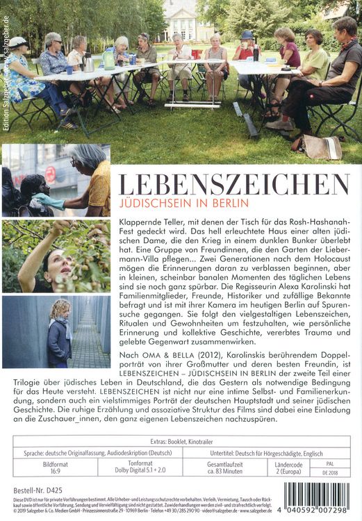 Produktbild: Lebenszeichen - J&uuml;dischsein in Berlin