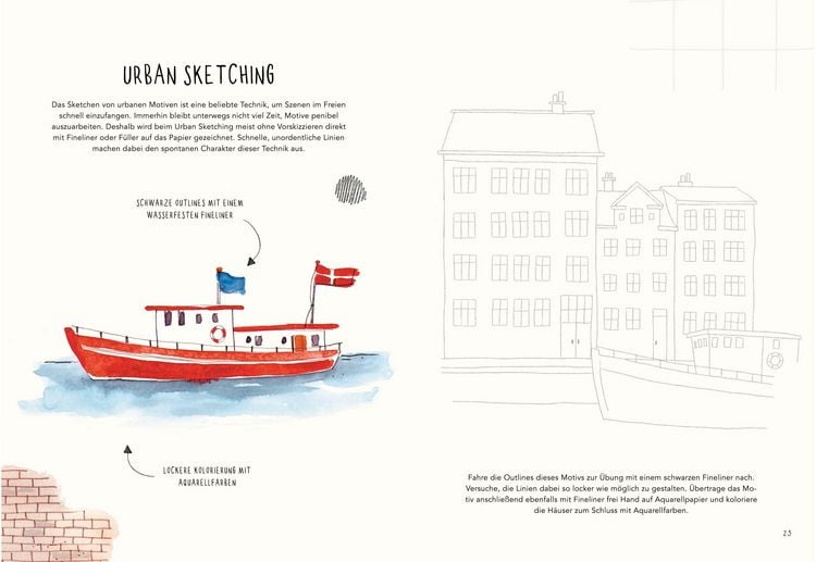Produktbild: Urban Watercolor Workbook