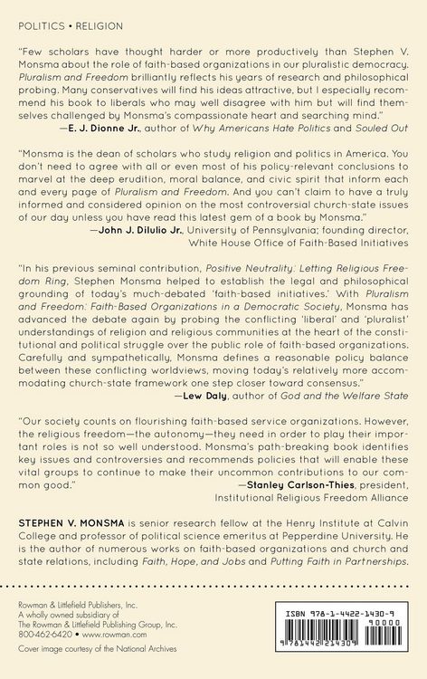 Produktbild: Pluralism and Freedom