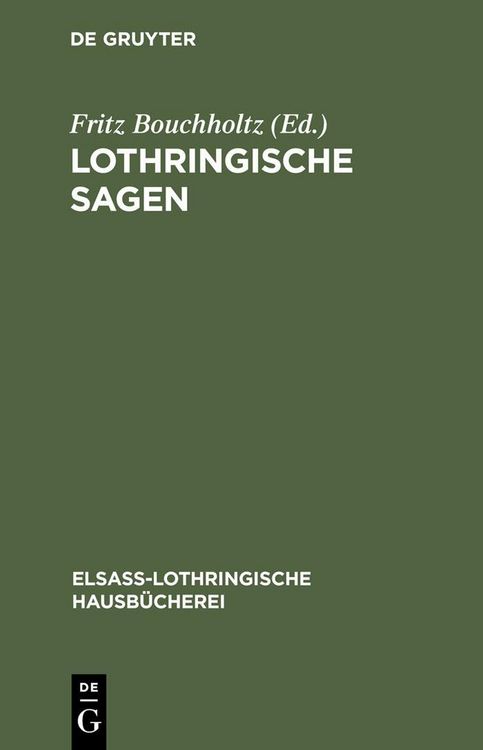 Produktbild: Lothringische Sagen