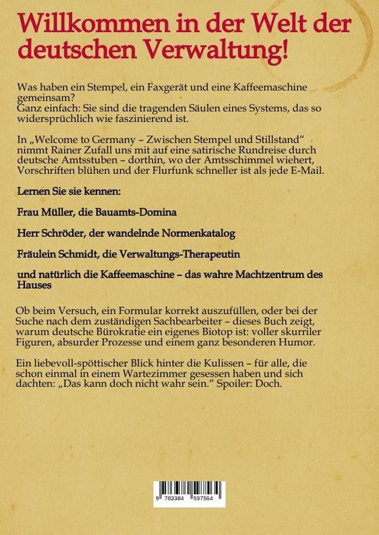 Produktbild: Welcome to Germany - Zwischen Stempel und Stillstand