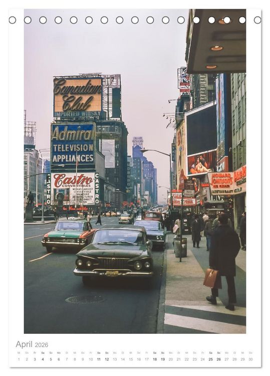Produktbild: New York City 1963 (Tischkalender 2026 DIN A5 hoch), CALVENDO Monatskalender