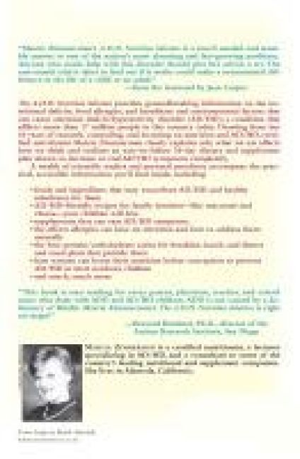Produktbild: The A.D.D. Nutrition Solution