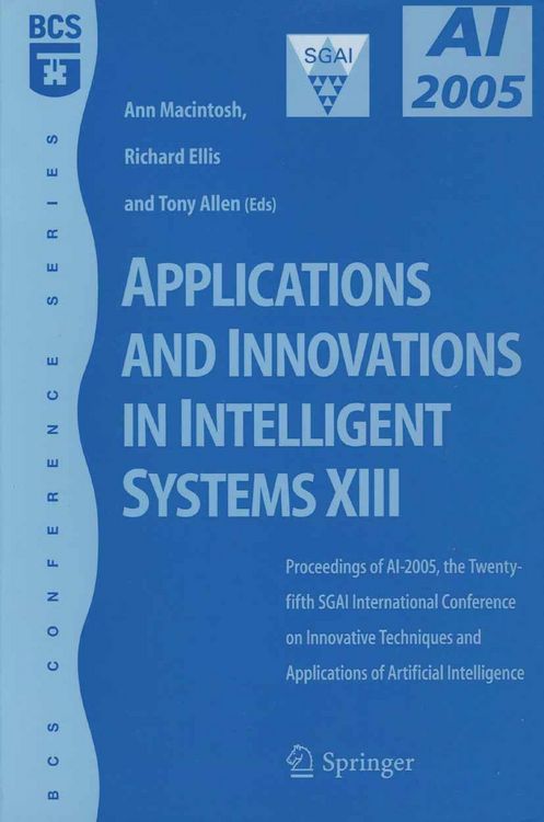 Produktbild: Applications and Innovations in Intelligent Systems XIII