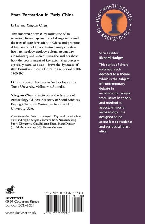 Produktbild: State Formation in Early China