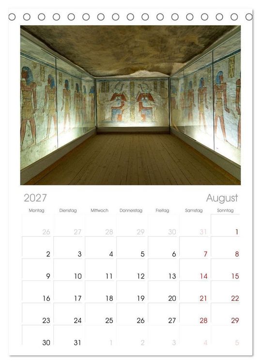 Produktbild: Tischplaner 2027 - Nordafrika - &Auml;gypten (A5 Tischkalender zum Aufstellen) CALVENDO