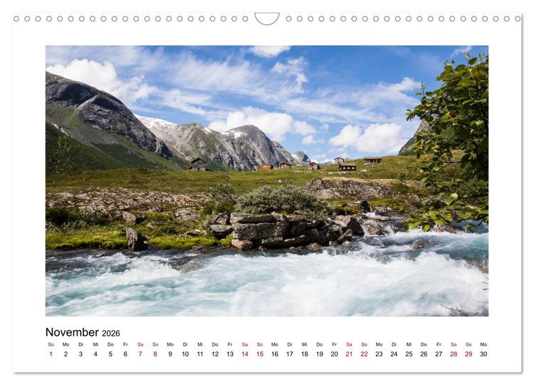 Produktbild: Norwegen - Faszination Fjordland (Wandkalender 2026 DIN A3 quer), CALVENDO Monatskalender