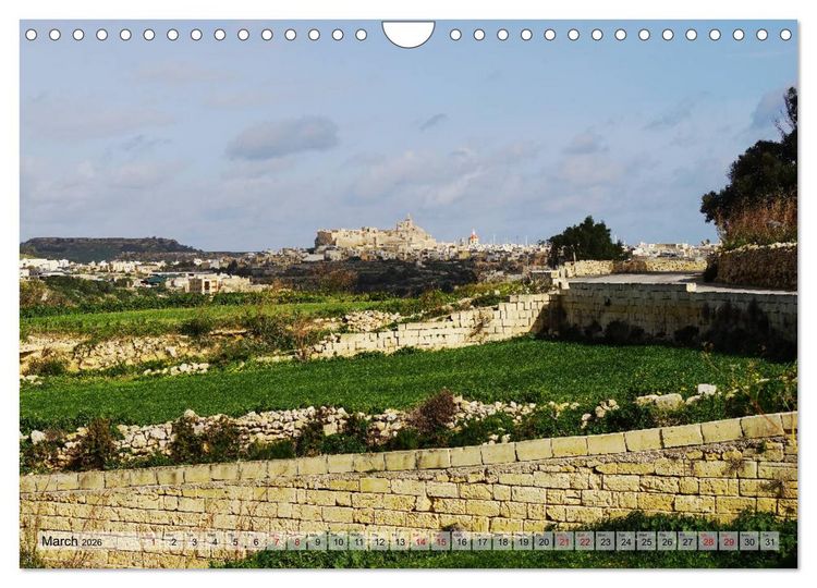 Produktbild: Gozo - Malta's little sister island (Wall Calendar 2026 DIN A4 landscape), CALVENDO 12 Month Wall Calendar