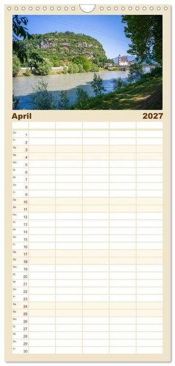 Produktbild: Familienplaner 2027 - Trient - Hauptstadt des Trentino mit 5 Spalten (Wandkalender, 21 x 45 cm) CALVENDO