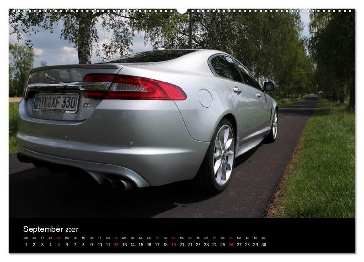 Produktbild: Jaguar XFR (Wandkalender 2027 DIN A2 quer), CALVENDO Monatskalender