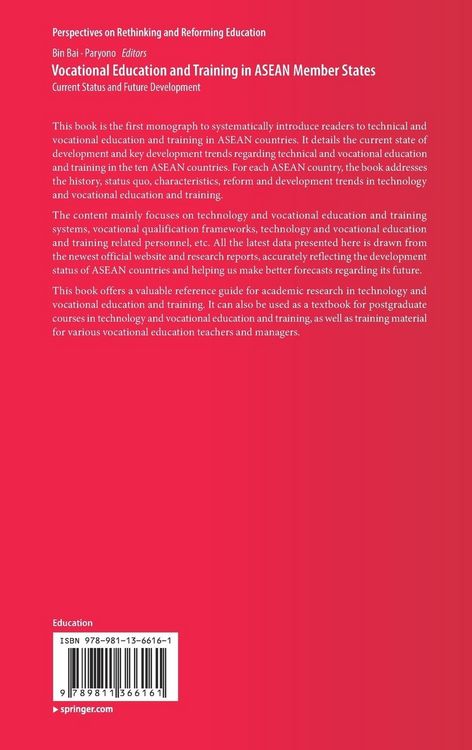 Produktbild: Vocational Education and Training in ASEAN Member States