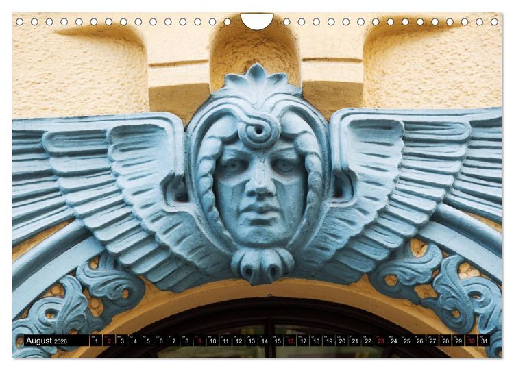 Produktbild: Jugendstilarchitektur - ein Bilderbogen quer durch Europa (Wandkalender 2026 DIN A4 quer), CALVENDO Monatskalender