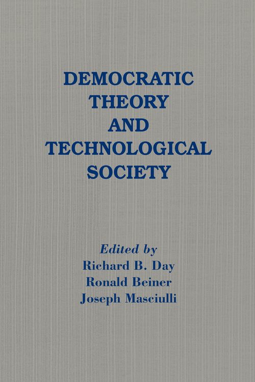 Produktbild: Democratic Theory and Technological Society