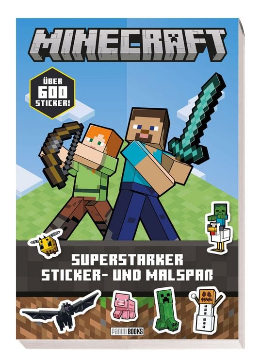 Produktbild: Minecraft: Superstarker Sticker- und Malspa&szlig;