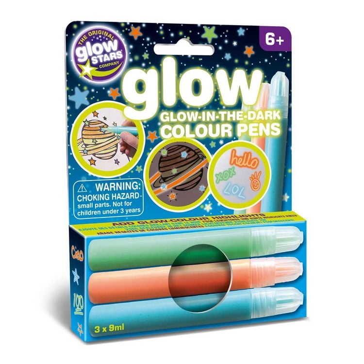Produktbild: Leuchtstifte Glow in the Dark farbig