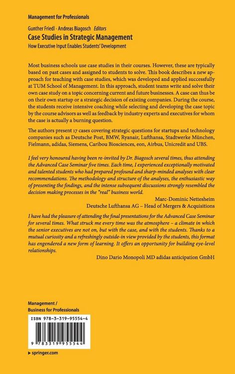 Produktbild: Case Studies in Strategic Management