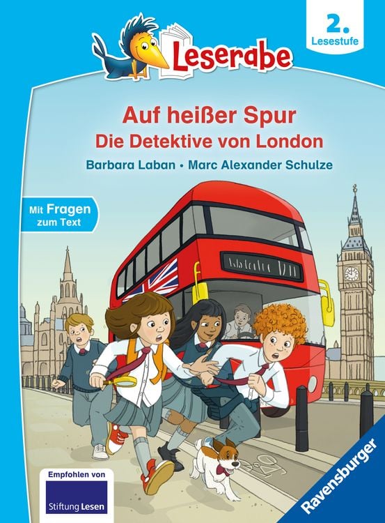 Produktbild: Leserabe 2. Lesestufe - Auf hei&szlig;er Spur - Die Detektive von London
