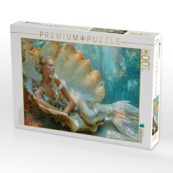 Produktbild: CALVENDO Puzzle Glamour&ouml;se Meerjungfrauen | 1000 Teile Lege-Gr&ouml;&szlig;e 64x48cm Foto-Puzzle f&uuml;r gl&uuml;ckliche Stunden