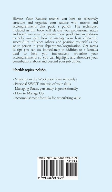 Produktbild: Elevate Your Resume
