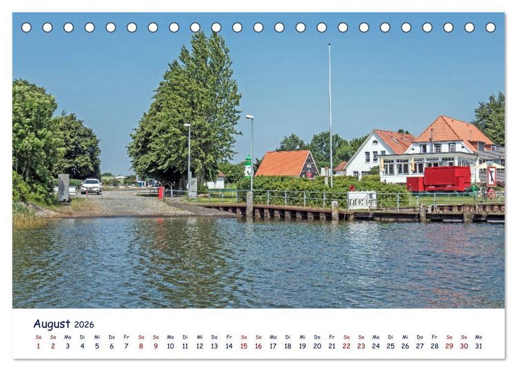 Produktbild: Maritime Schlei (Tischkalender 2026 DIN A5 quer), CALVENDO Monatskalender