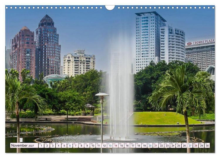 Produktbild: Malaysia &ndash; Between Rainforest, Temples and the Skyline of Kuala Lumpur (Wall Calendar 2027 DIN A3 landscape), CALVENDO 12 Month Wall Calendar