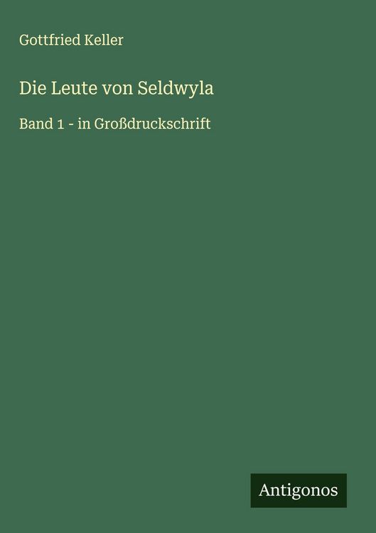 Produktbild: Die Leute von Seldwyla