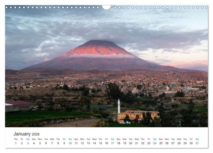 Produktbild: Mysterious Peru (Wall Calendar 2026 DIN A3 landscape), CALVENDO 12 Month Wall Calendar