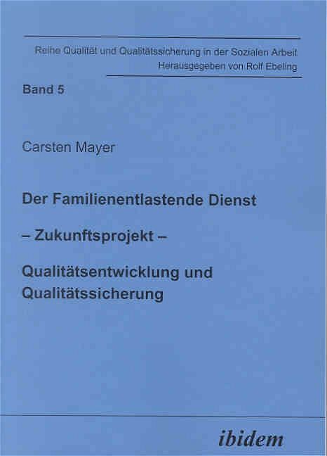 Produktbild: Der Familienentlastende Dienst Zukunftsprojekt