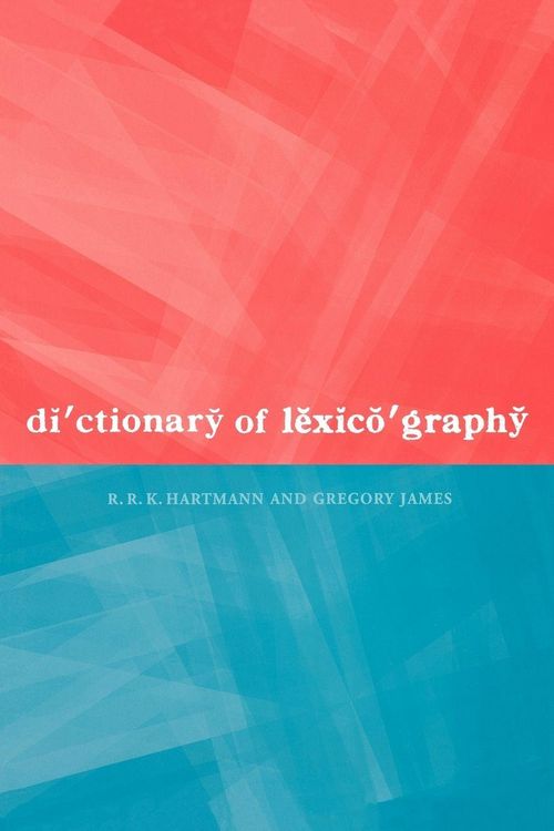 Produktbild: Dictionary of Lexicography