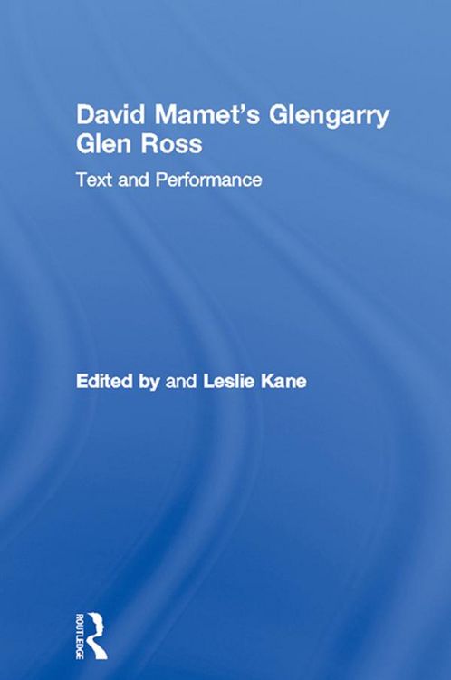 Produktbild: David Mamet's Glengarry Glen Ross