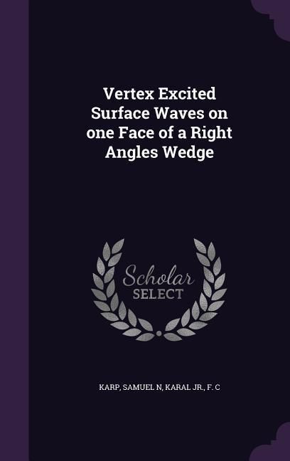 Produktbild: Vertex Excited Surface Waves on one Face of a Right Angles Wedge