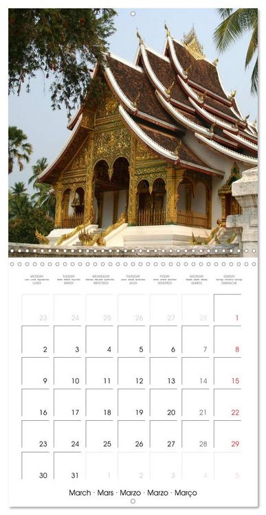 Produktbild: People's Democratic Republic - Laos (Wall Calendar 2026 12 &times; 12 Inch) CALVENDO 12 Month Wall Calendar